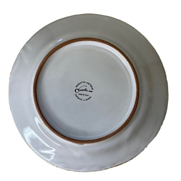 CERASELLA Prodotto Vietrese Plate Festa Regionale 2003 Handpainted Orange - Picture 13 of 13